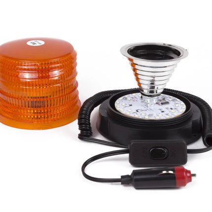 Benson LED Zwaailamp - 12V - 6W - Oranje - Magneetbevestiging
