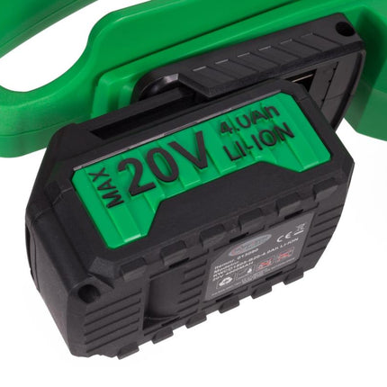 Hofftech Accu Kettingzaag - 20V - 4000 mAh Li-ion - 250 mm Zaaglengte