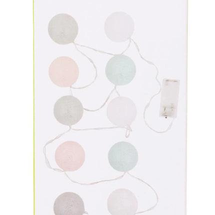 Benson LED Lichtsnoer – 10 Cotton Balls – 1,52 Meter – Veelkleurig