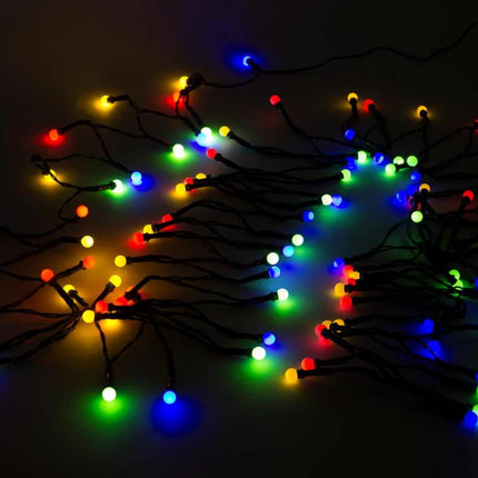 Benson LED Deco Lichtsnoer – 100 Gekleurde LEDs – 9,3 Meter – Kersvormige Bollen