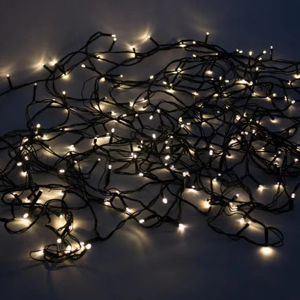 Benson LED Lichtsnoer Diamant – 200 LEDs – 25 Meter – Warm Wit
