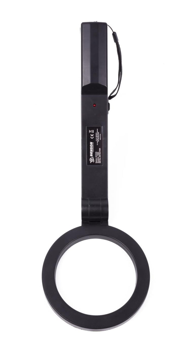 Benson Draagbare Metaaldetector - 39 cm - LED & Geluidsalarm - Inclusief Batterij