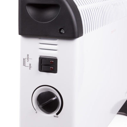 Benson Convector Heater – 750/1250/2000W – Wit – Middelgroot Model