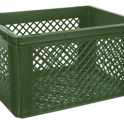 Lastpak Fietskrat - 26 Liter - 40 x 30 x 22 cm - Kunststof - Legergroen