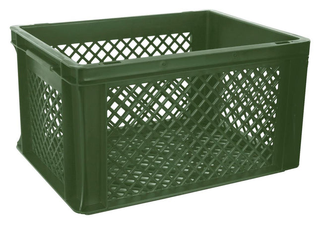 Lastpak Fietskrat - 26 Liter - 40 x 30 x 22 cm - Kunststof - Legergroen