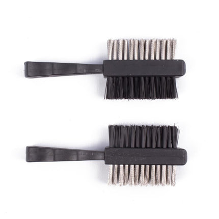 Benson Dubbelzijdige Borstelset - 2-Delig - Staal & Nylon - 120 mm