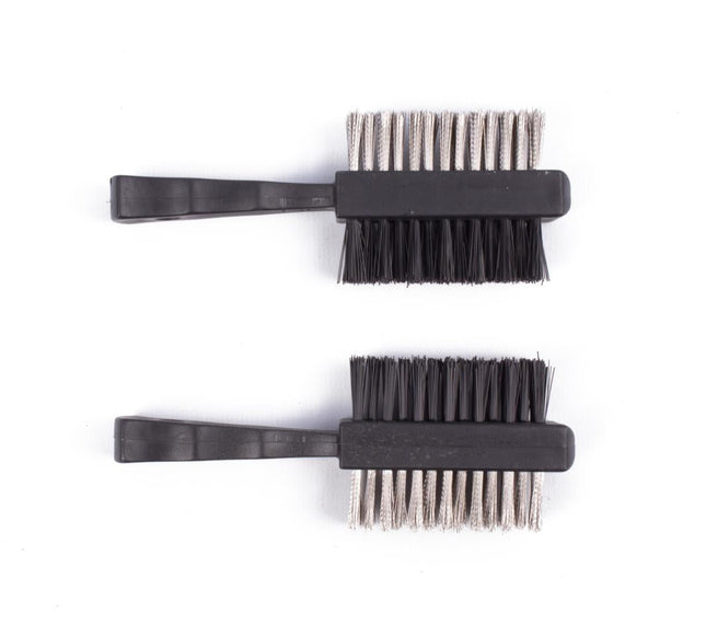 Benson Dubbelzijdige Borstelset - 2-Delig - Staal & Nylon - 120 mm