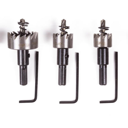 Hofftech HSS Gatenzaagset - 5-delig - Ø 16-30 mm - Profi Kwaliteit