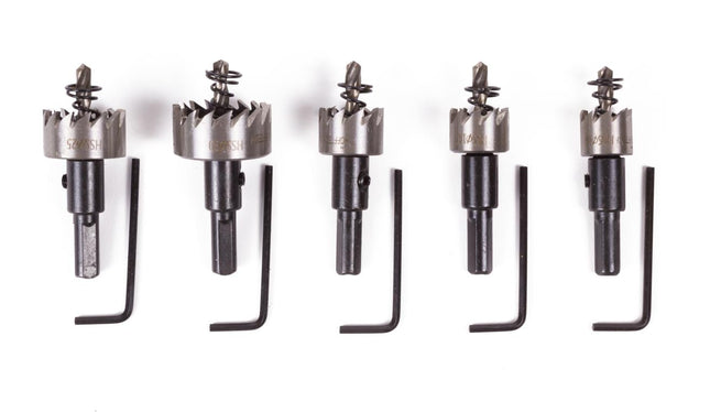 Hofftech HSS Gatenzaagset - 5-delig - Ø 16-30 mm - Profi Kwaliteit