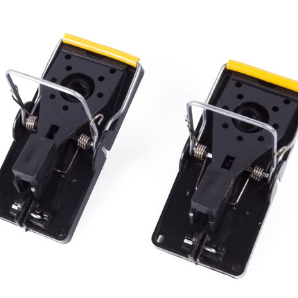 Benson Plastic Muizenvallen - Set van 2 - 9.7 cm - Ongediertebestrijding