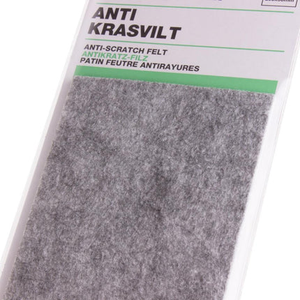 Benson Zelfklevend Antikrasvilt - 20 x 9 cm - Grijs - Op maat knipbaar