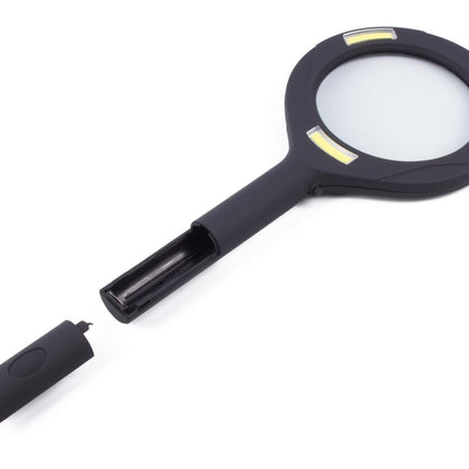 Benson Vergrootglas - Ø 80 mm - 3x Vergroting - COB LED - Zwart