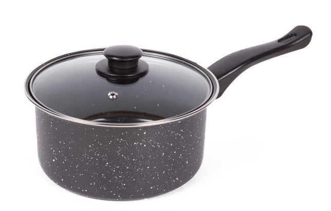 Benson Steelpan met Marmerlook - Antiaanbaklaag - 20 cm - 3 Liter