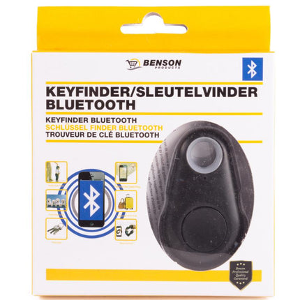Benson Bluetooth Keyfinder - GPS-functie & Diefstalpreventie - Zwart