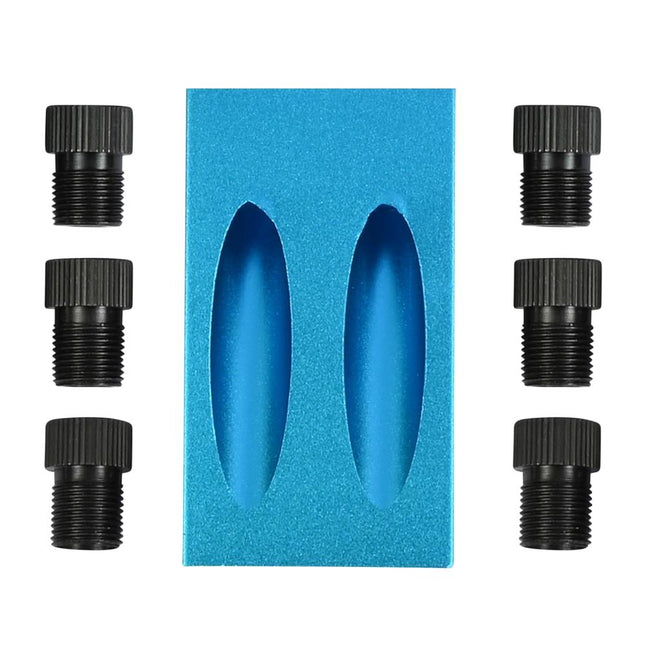 Benson Boormal 15 Graden - 7-delig - Pocket Hole Mal - Massief Aluminium