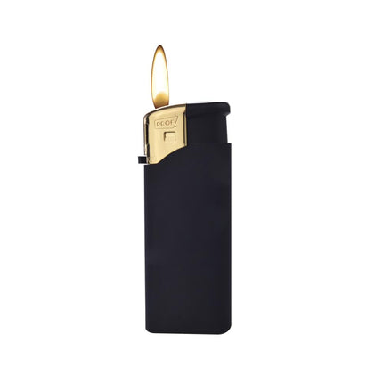 Prof Aansteker Mini Black Rubber - Soft Touch - Gasaansteker