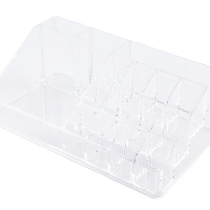 Benson Make-up Organizer – 16 Vakjes – Transparant – 22,3 x 12,7 x 8 cm