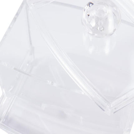 Benson Wattenstaafjes Organizer – Transparante Houder – 9 x 7 x 10,3 cm