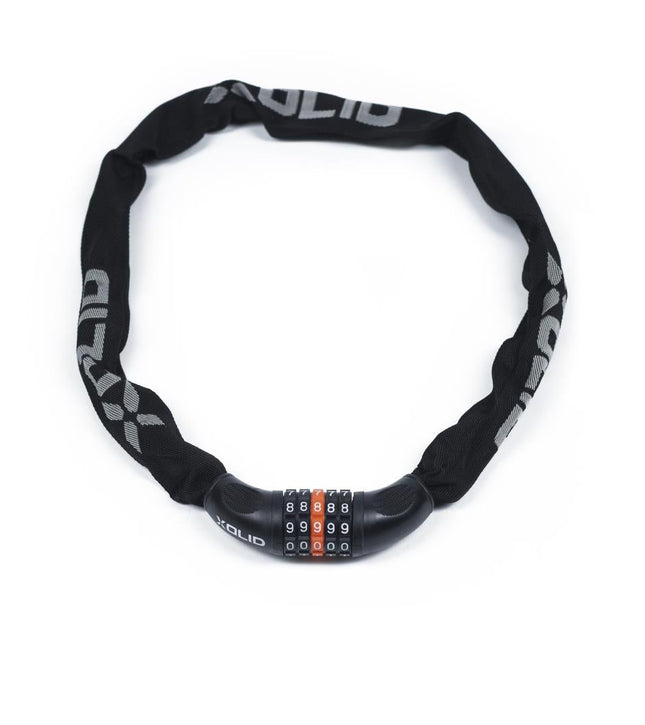 Xolid Ketting Cijferslot - 6 mm x 900 mm - Zwart - Sleutelloos