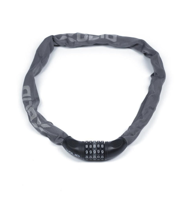 Xolid Ketting Cijferslot - 6 mm x 900 mm - Grijs - Sleutelloos
