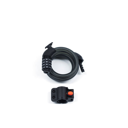 Xolid Kabel Cijferslot - Ø 12 mm x 1200 mm - Zwart - Instelbaar