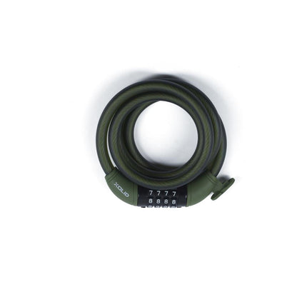 Xolid Kabel Cijferslot - Ø 12 mm x 1200 mm - Army Green - Instelbaar