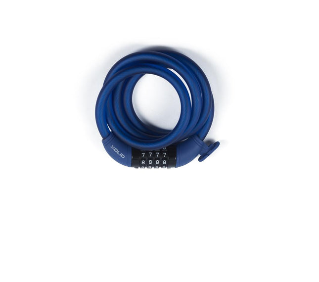 Xolid Kabel Cijferslot - Ø 12 mm x 1200 mm - Marine Blue - Instelbaar