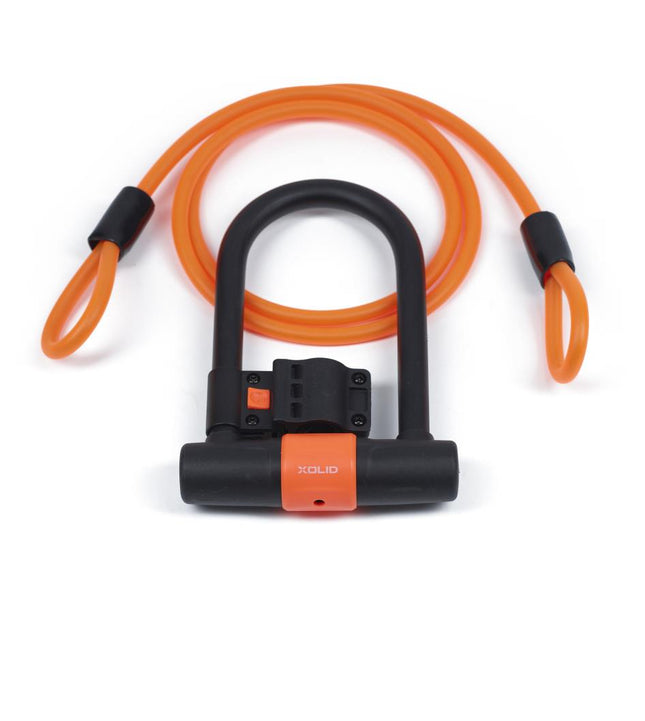 Xolid Beugelslot + Kabelslot - 180x245 mm - 12x1800 mm - Oranje