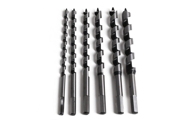 Benson Slangenboor Set - 6-delig - 8 t/m 18 mm - 230 mm - Koolstofstaal