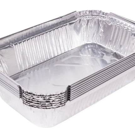 Benson Aluminium Grillschalen - Set van 8 - 17 x 10,5 cm - BBQ Bakjes