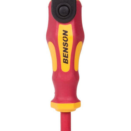 Benson Geïsoleerde VDE Schroevendraaier - PZ2 x 100 mm - Rood
