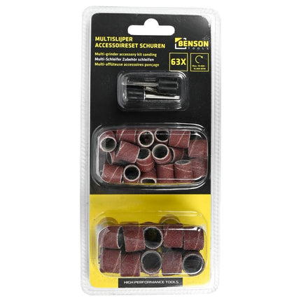 Benson Multi-tool Accessoireset - 63-delig - Schuren & Polijsten