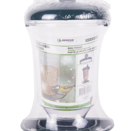 Benson Vogelvoerhouder met Zuignap - 22,5 cm - Voor Ramen