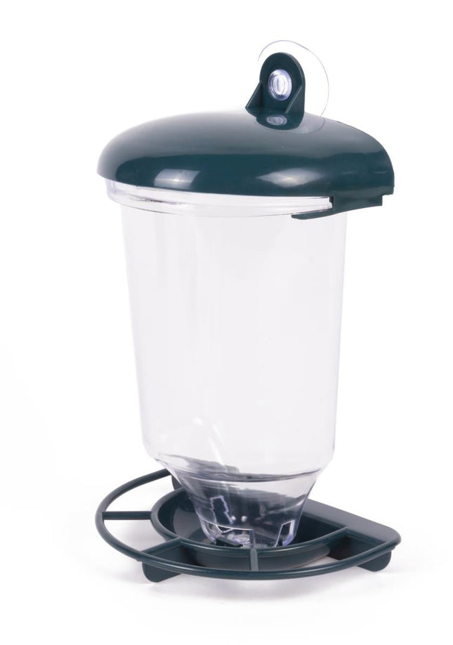 Benson Vogelvoedersilo met Zuignap - 22,5 cm - Groen - Pindasilo