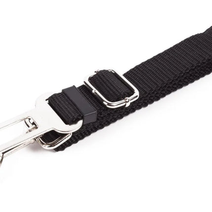 Benson Honden Autogordel - Verstelbaar (42-70 cm) - Zwart - Universeel