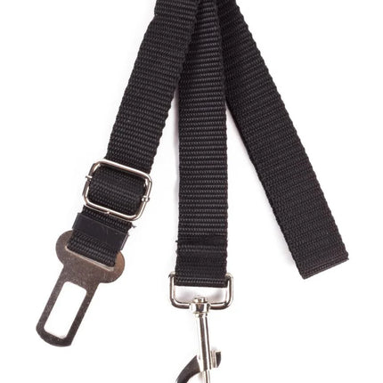 Benson Honden Autogordel - Verstelbaar (42-70 cm) - Zwart - Universeel