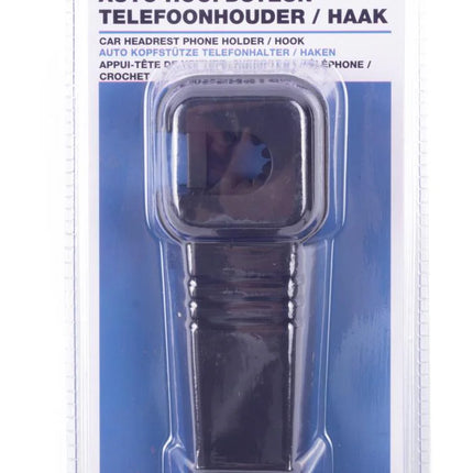 Benson Universele Telefoonhouder – Hoofdsteunbevestiging – Inclusief Ophanghaak – Zwart