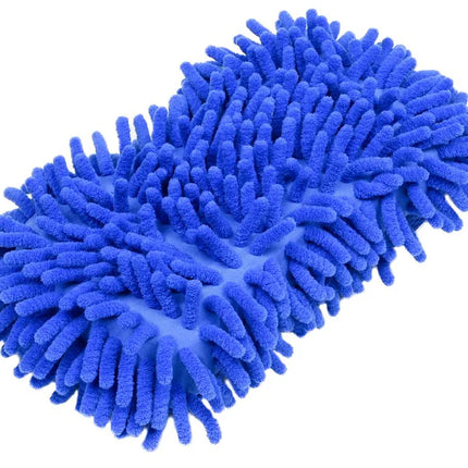 Benson Dubbelzijdige Autospons – Rasta Microvezel & Insectennet – Blauw