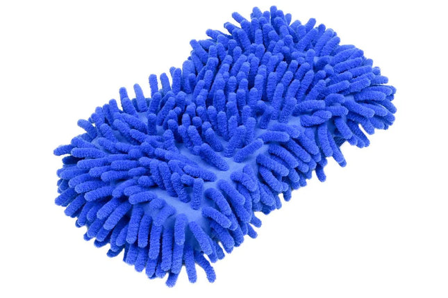 Benson Dubbelzijdige Autospons – Rasta Microvezel & Insectennet – Blauw