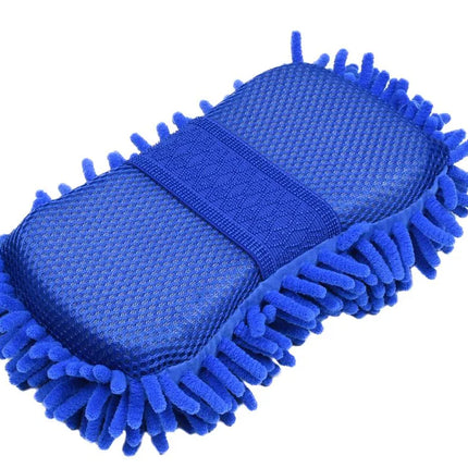 Benson Dubbelzijdige Autospons – Rasta Microvezel & Insectennet – Blauw