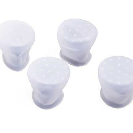 Benson Siliconen Stoelpoot Beschermers - Wit - Antislip - 4 stuks