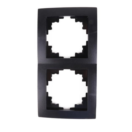 Benson Dubbel Afdekraam – Zwart – 152 x 81 mm