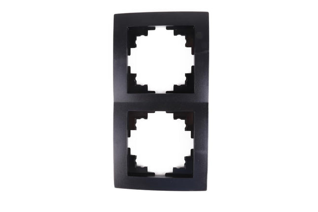 Benson Dubbel Afdekraam – Zwart – 152 x 81 mm