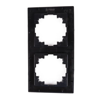 Benson Dubbel Afdekraam – Zwart – 152 x 81 mm