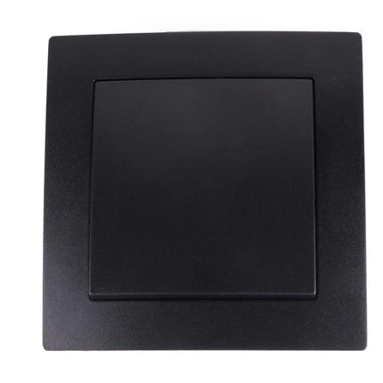 Benson Inbouw Schakelaar – Matzwart – Stijlvol Design – 81 x 81 mm