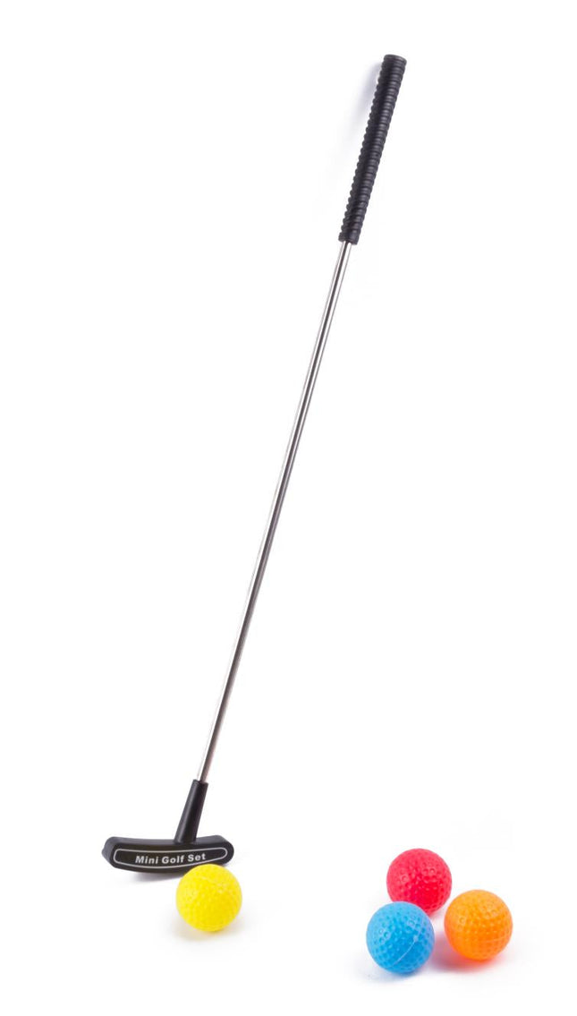 Benson Speelgoed Golfset - Putter 65 cm - 4 Ballen - Metaal