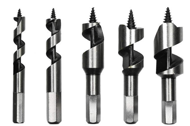 Benson Slangenboor Boorset - 5-delig - 10 t/m 25 mm - Koolstofstaal