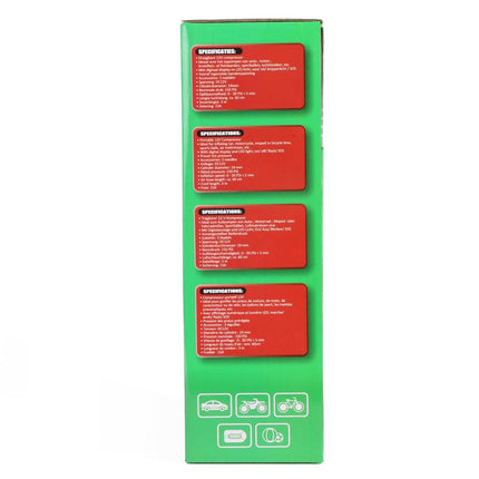 Hofftech Draagbare Luchtcompressor - 12V - Digitaal Display - 10 Bar / 150 PSI