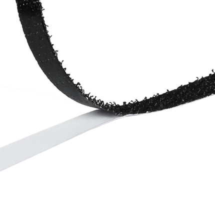 Benson Horrengaas voor Raam - 130 x 150 cm - Zwart - Inclusief Klittenband