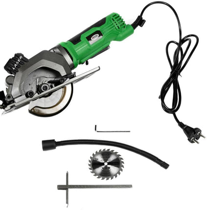 Hofftech Compacte Cirkelzaag met Laser - 480W - Ø115 mm